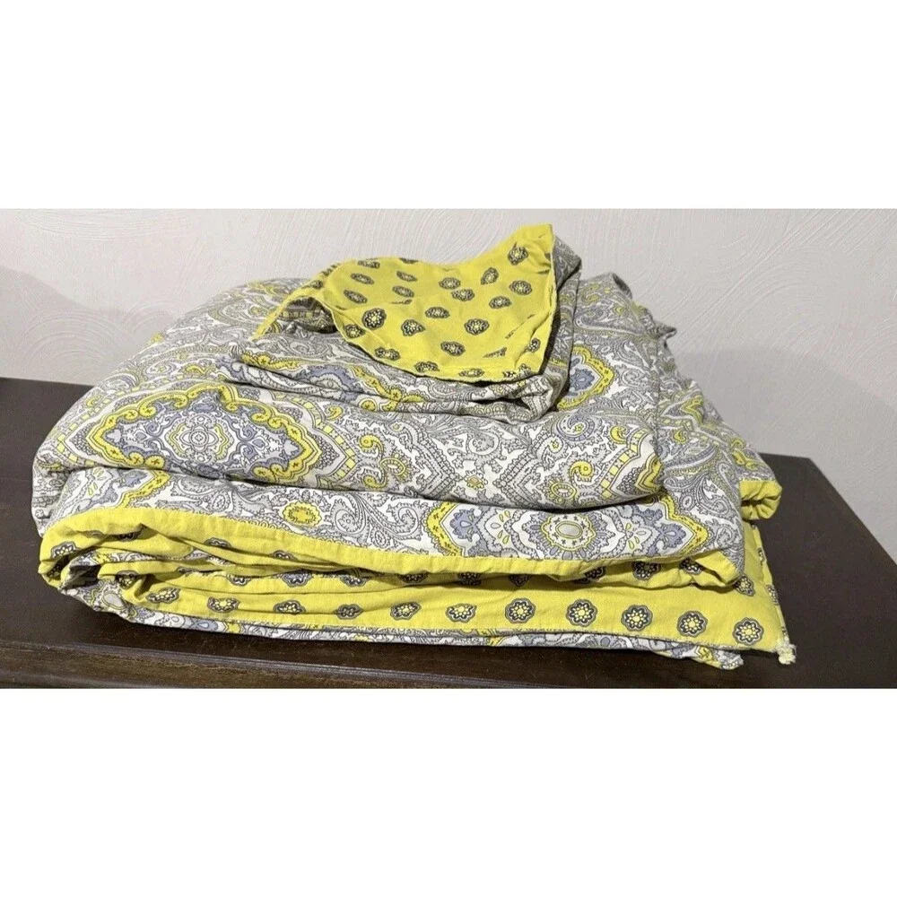 Revman International Twin Size Comforter Cover and 1 Sham 100% Cotton * Defect